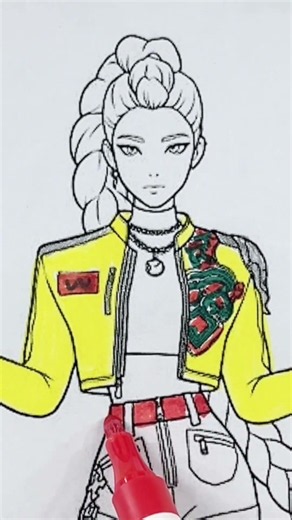 Rumi Huntrix 67 Combination Colour Mix Sixseven Kpop Demon Hunters #kpopdemonhunters #huntrix #art
