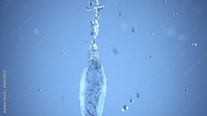 Water splash shooting with high speed camera, phantom flex.