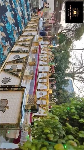 Full Wedding Setup Transformation ✨ | Beautiful Event Decor by Shah Events & Decor #Shorts