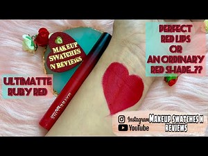 The Best Ruby Red Lipstick Full Video