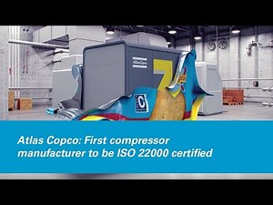 Atlas Copco: First compressor manufacturer to be ISO 22000 certified
