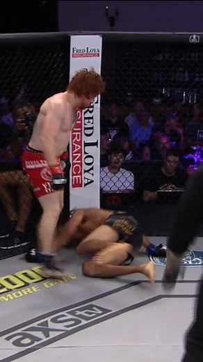 Over and Out! #mma #fight #knockout | LFA: Legacy Fighting Alliance