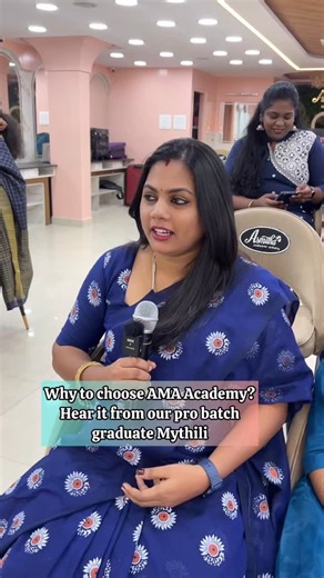 Confidence is a skill, not magic. At AMA Academy, our structured training, positive atmosphere, and supportive mentors help students transform into confident makeover professionals ready to step into the industry. ✨ 100% positive feedback from our past batches proves the environment we’ve built works. 👉 Upcoming Pro Course 📌 16 Days Pro Course – September 16th 🌟7 weeks Diploma Course- October 15th 📞 Contact 91 9524577777 for details. | Asmitha Makeover Artistry