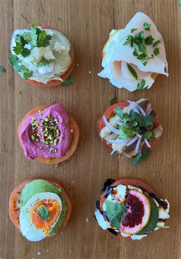 Heirloom Tomato Flight: Burrata to Egg