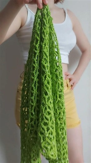WATCH THIS STUNNING CROCHET MESH PATTERN FOR A CROPPED SUMMER SWEATER COME TO LIFE IN 60 SECONDS! 🎉