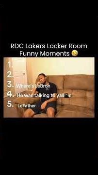 RDC Lakers Locker Room Funny Moments 🤣 #rdcworld1