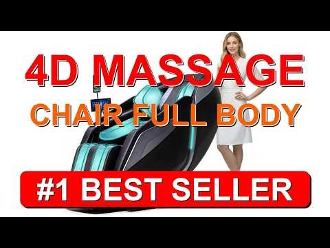 4D Massage Chair Full Body Zero Gravity Full Body SL Track Intelligent - B0BXWPT6BR