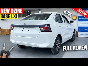 2025 Maruti Suzuki Dzire LXI Base Model💖On-Road Price, Features, Interiors | Maruti Dzire LXI 2024