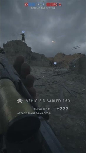 BF1 - Plane destroyed with 1 sniper bullet #battlefield