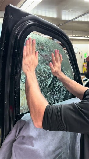 Removal and install window tint #windowtint #xpel #ceramictint