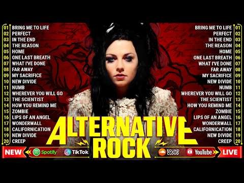Alternative Rock Greatest Hits 🔥Evanescence, Green Day, Linkin Park, Coldplay, Red Hot Chili Peppers