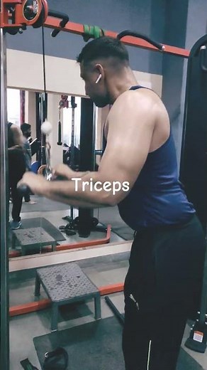 Build Your Triceps With The Tricep Pushdown Benefit Techniques & Workout #fitnessmotivation #shorts
