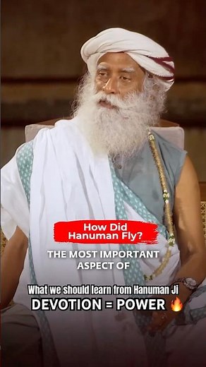 Why Hanuman Could Fly? | Power of Devotion Explained | Learn from Hanuman ji #hanumanjayanti #ram