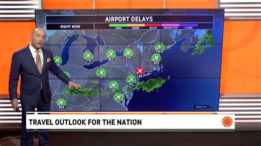 Here's your travel forecast for March 27