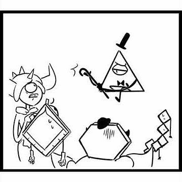 Bill Cipher's voice with King's lines.