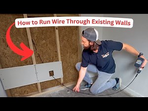 How to Run Wires or Cables Through Walls Using Cable Bits and Extension | Eagle Tool US Series: Pt 1