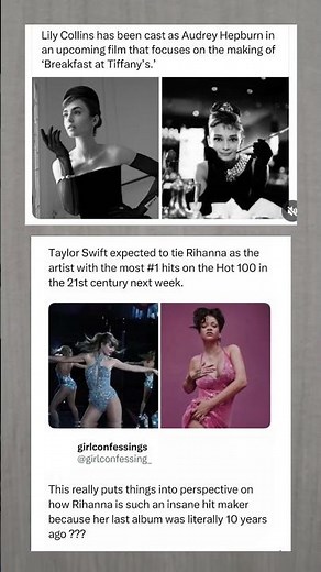 Taylor Swift Nears Rihanna’s Record for Hot 100 Number One Songs 🌟🎤