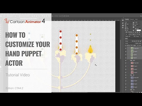 Cartoon Animator 4 Tutorial - How to Customize your Hand Puppet Actor