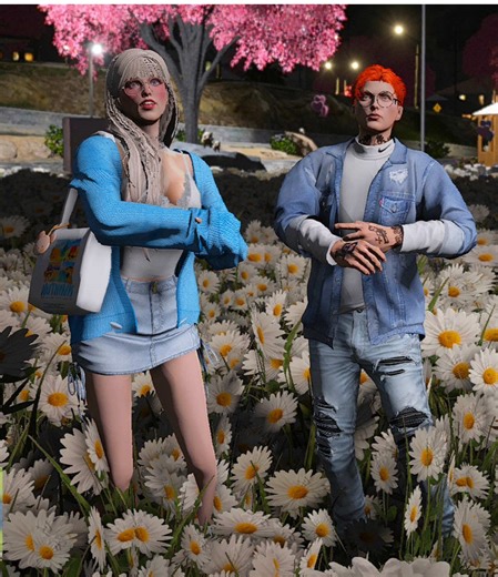 One Time Trend with Her 🤭 Server: @OBRP #orangbumiroleplay #rockstareditor #fyp #allfake #gtav