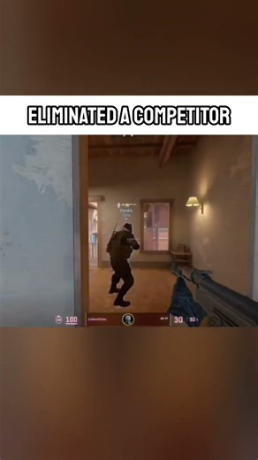 eliminated a competitor #cs2 #gaming #funny