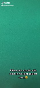 Are you team Rocco or team Elmo?#roccosjustarock #teamelmo #pillowpets #❤️pillowpets #sesamestreet