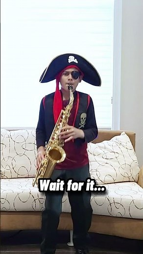 Pirates Of The Caribbean On SAXOPHONE!!! #shorts