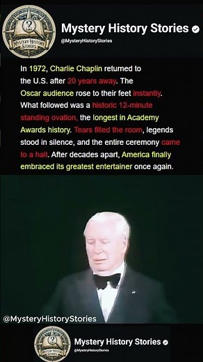 Charlie Chaplin’s 12-Minute Ovation 😳👏 Oscars History Made in 1972
