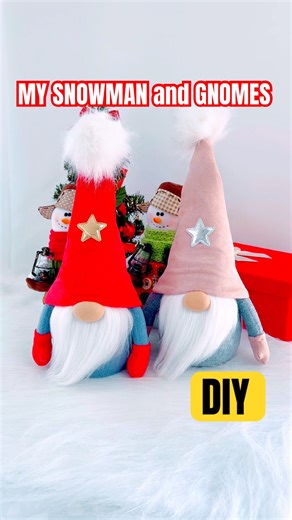 Snowmen & Gnomes 🎄 | Handmade Christmas Plush Toys | Cozy Holiday Mood ✨