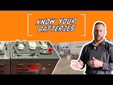 The Different RV Battery Types (and how to take care of them)