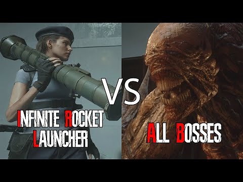 Infinite Rocket Launcher vs All Bosses (Inferno) | Resident Evil 3 Remake
