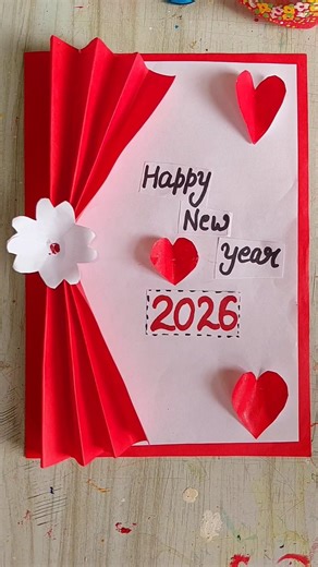 Beautiful card making ideas #shorts #cardmaking #newyear #papercraft #amazingartcraft