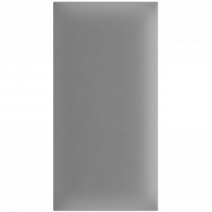 Panou decorativ tapitat, dreptunghiular, stofa, gri, 60 x 30 cm, 30 mm | Dedeman