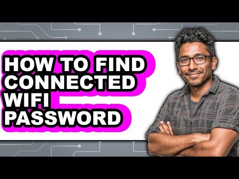 How to Find Connected Wifi Password (updated)