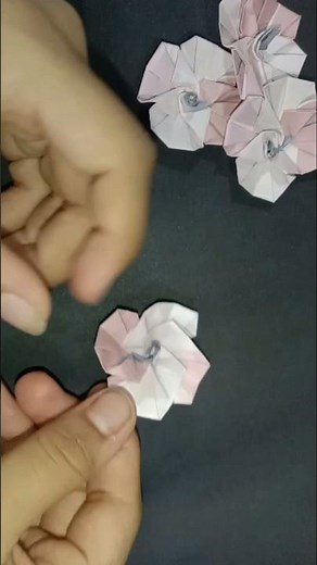 Paper flower || Sticky note Flowers || Origami flower