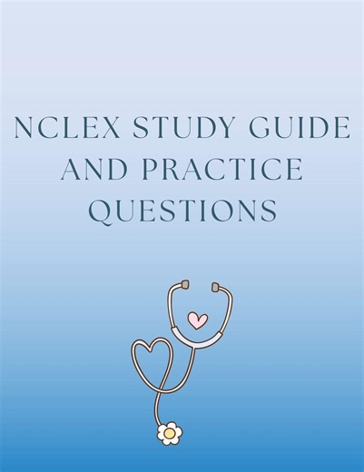 NCLEX-RN Comprehensive Study Guide With Practice Questions & Rationales - Etsy