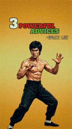 Life Changing Advice by Bruce Lee 🔥 #youtubeshorts #brucelee #lifelessons #lifechanging #motivation