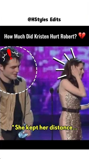 What Kristen Did Hurt Robert… 💔 #robertpattinson #kristenstewart