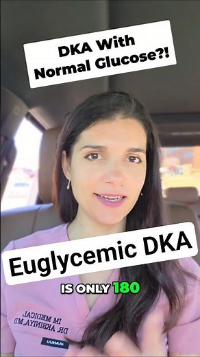 DKA With Normal Glucose?! #DKA #MedicalFacts #MedStudent #SGLT2 #Endocrinology