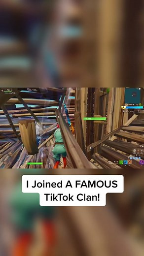 Joining a TikTok Clan in Fortnite!