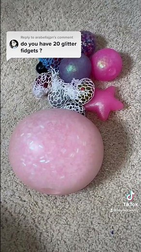 I BET you don’t have 20 GLITTER FIDGETS ✨🌟🪩🎇🤔 #shorts