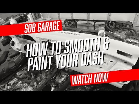 How to Smooth and Paint a Dashboard (Tips & Tricks)