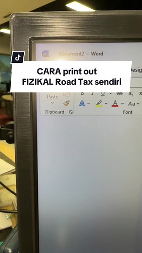 Cara Print Out Road Tax Fizikal: Tutorial Lengkap