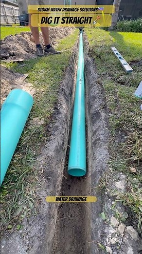 Installing PVC Drain Pipe - Downspout Drainage - Tampa Exterior Drainage