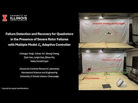 Failure Detection and Recovery for Quadrotors in the Presence of Severe Rotor Failures