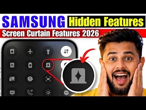 Samsung Hidden Features 🔥 [ Screen Curtain ] Samsung One Ui 8 / One Ui 7 New Hidden Features 2026