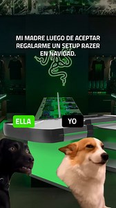 Afortunadamente solo era un setup Razer completo… 😂 #RazerRegalo #RazerLatam #Razer #SetUpGaming #Regalo #Navidad #SetUpGamer #EquipoGamer | Razer