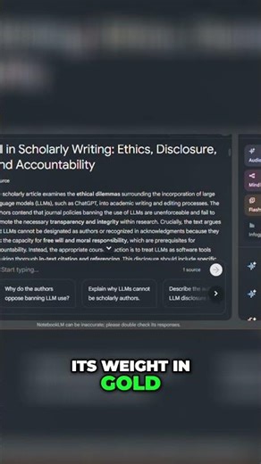 NotebookLM Turned Hours of Work Into Minutes #AIeducation #studysmart