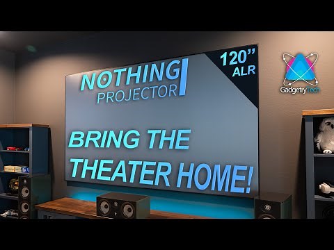 Building The Ultimate Home Theater! EP3 - Nothing Projector 120" ALR Screen