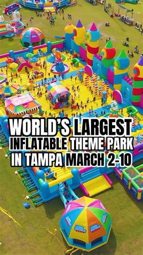 96K views · 50 reactions |  Largest INFLATABLE AMUSEMENT PARK in the...