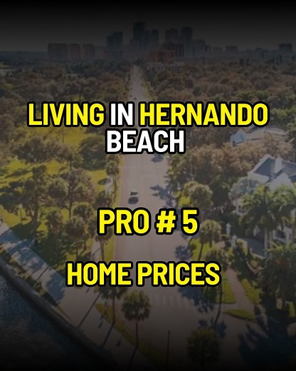 🏡 Pro #5: Affordable Waterfront Property 🌊 If you're dreaming of direct Gulf access and waterfront living, Hernando County is one of the best-kept secrets! 🙌 While prices soar as you head south to places like Clearwater and St. Pete, Hernando County offers some of the most affordable waterfront properties in Florida! So, if you want to live on the water without breaking the bank, Hernando County should be at the top of your list. Enjoy more of what you love, while saving a little extra! 💸 #W